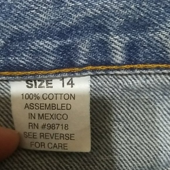 NWOT VINTAGE COTTON Westport Jeans |10 | Double Buttons!  Angled Double Pockets! - Picture 5 of 9